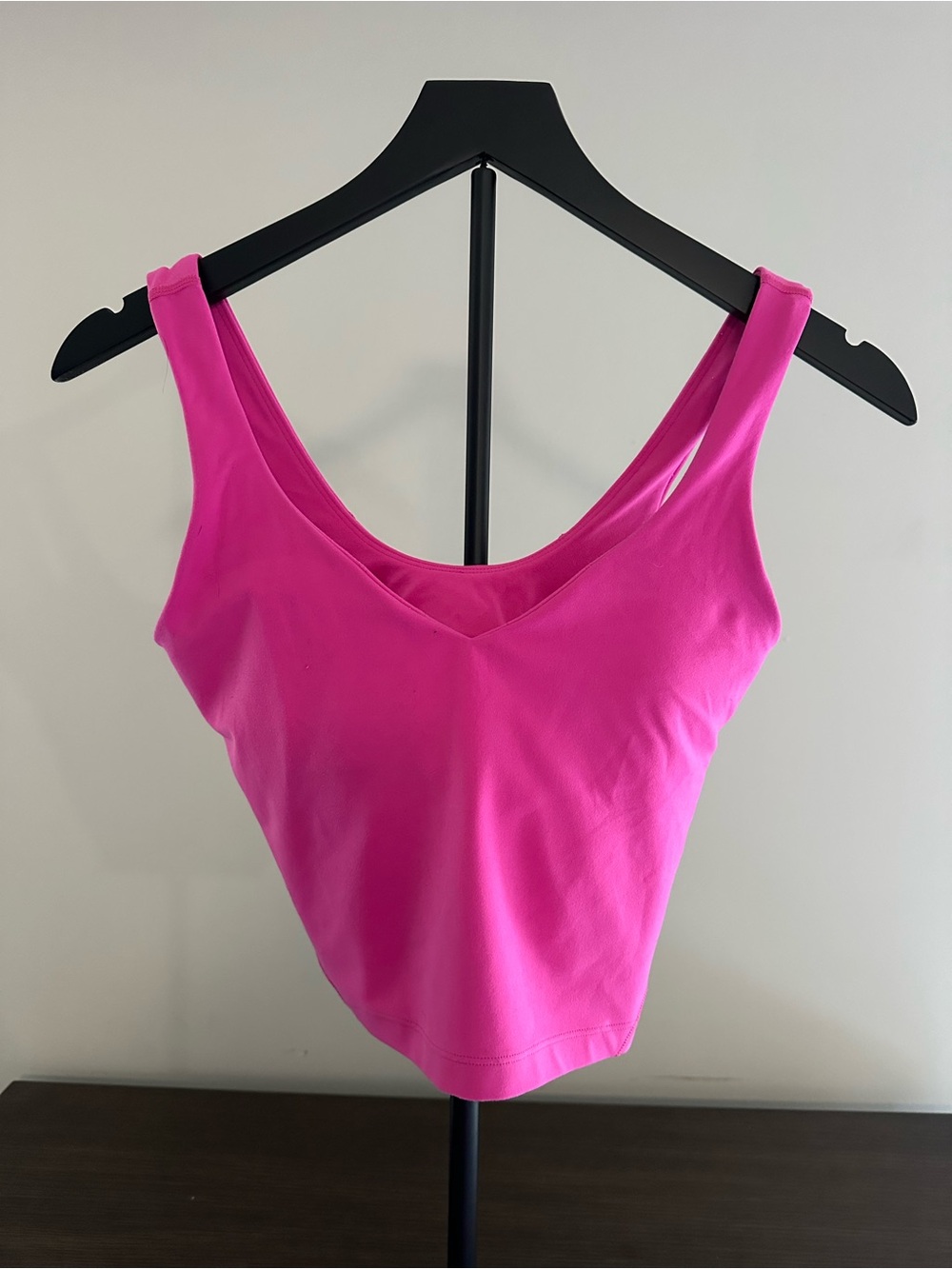lululemon athletica Hot Pink V-Neck Tank Top